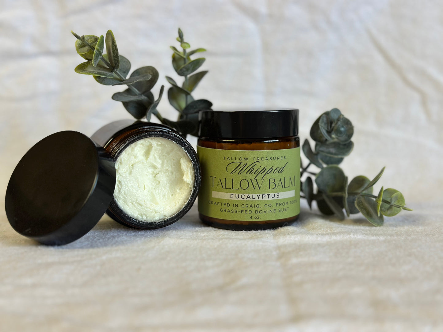 Whipped Eucalyptus Tallow Balm 4oz.